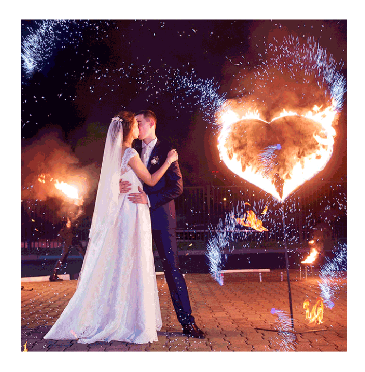Организация пиротехнического шоу на свадьбу  Шилка | shilka.salutsklad.ru