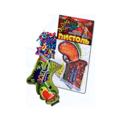 Пистоль Надувная хлопушка купить в Шилке | shilka.salutsklad.ru
