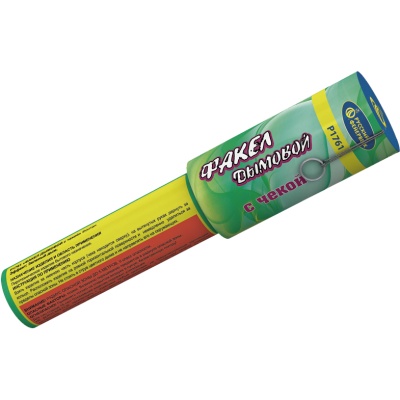 Дымовой (с чекой) зеленый Фальшфейер купить в Шилке | shilka.salutsklad.ru
